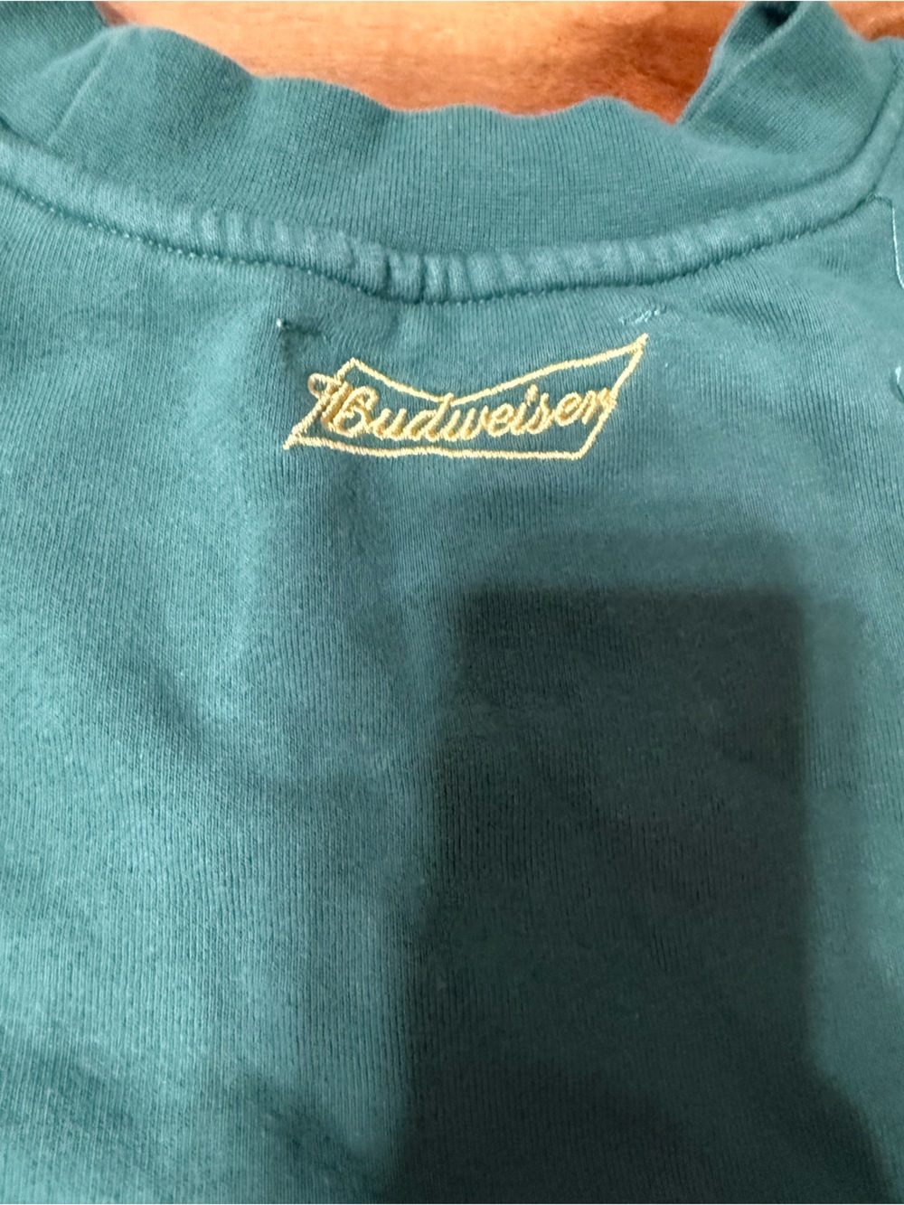 PacSun Teal Crewneck Pullover with Red Logo Tag - Picture 4 of 4